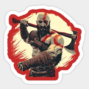kratos Sticker